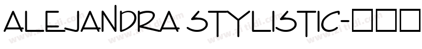 Alejandra Stylistic字体转换
